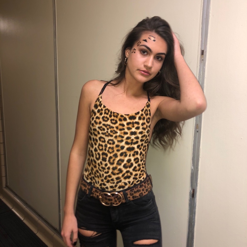 Cheetah body suit
